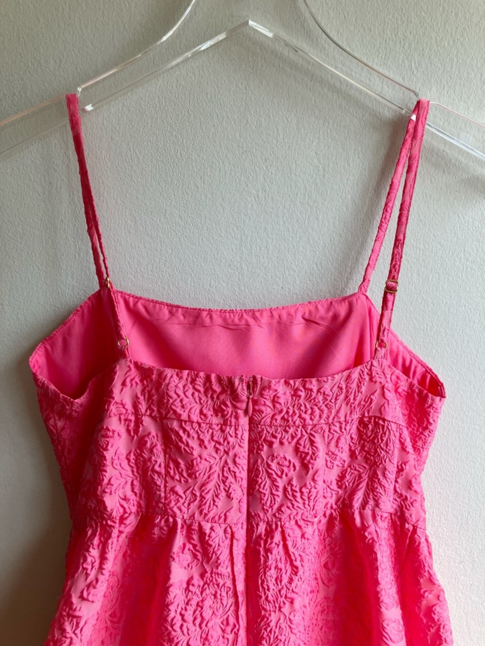 Hutch Tiered Corset Midi Dress Size 2P Barbie Pink Tiered Ruffles Formal Prom - Picture 9 of 13